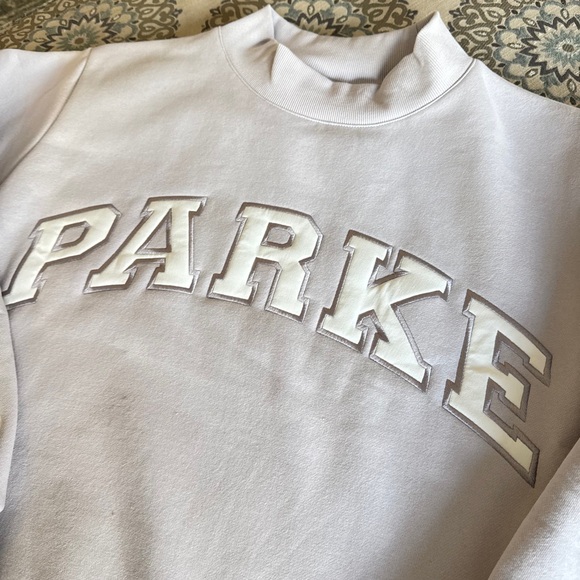 PARKE Lavender Valentine’s Day Mockneck - Picture 2 of 3